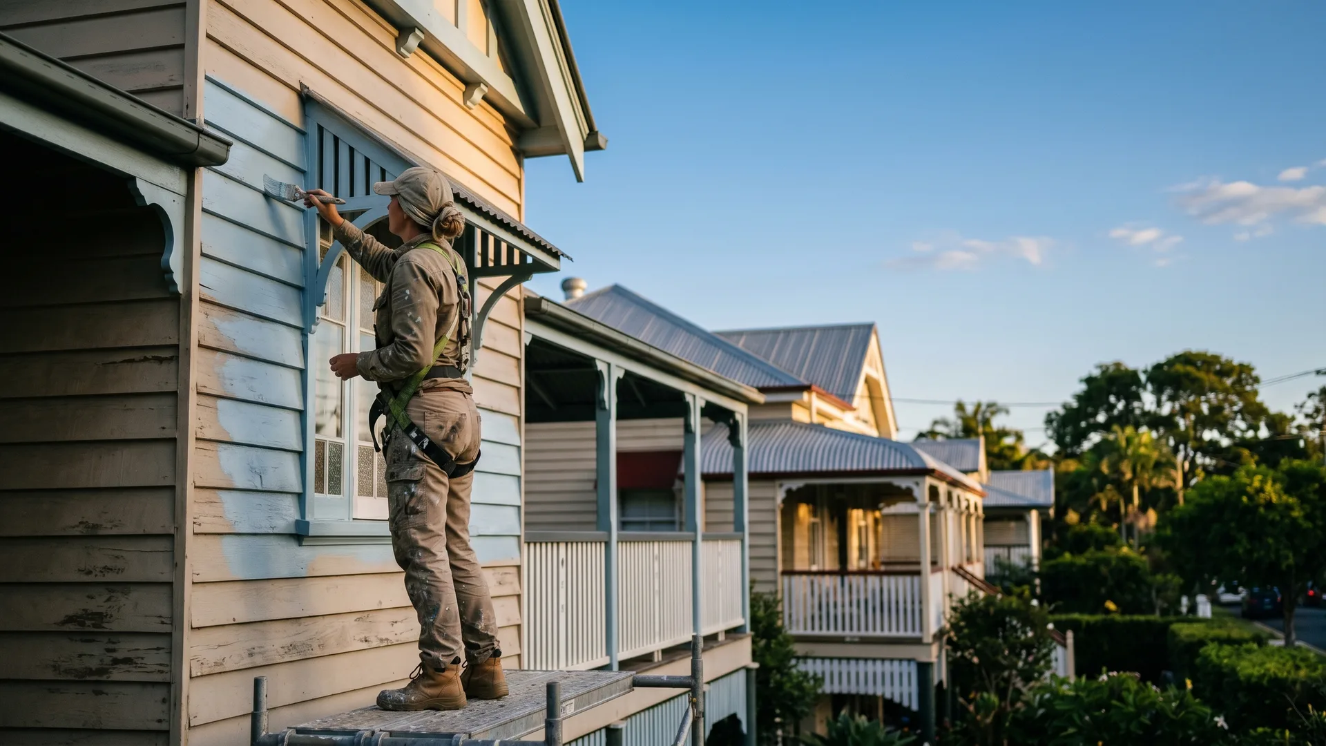 Painter in New Farm in New Farm